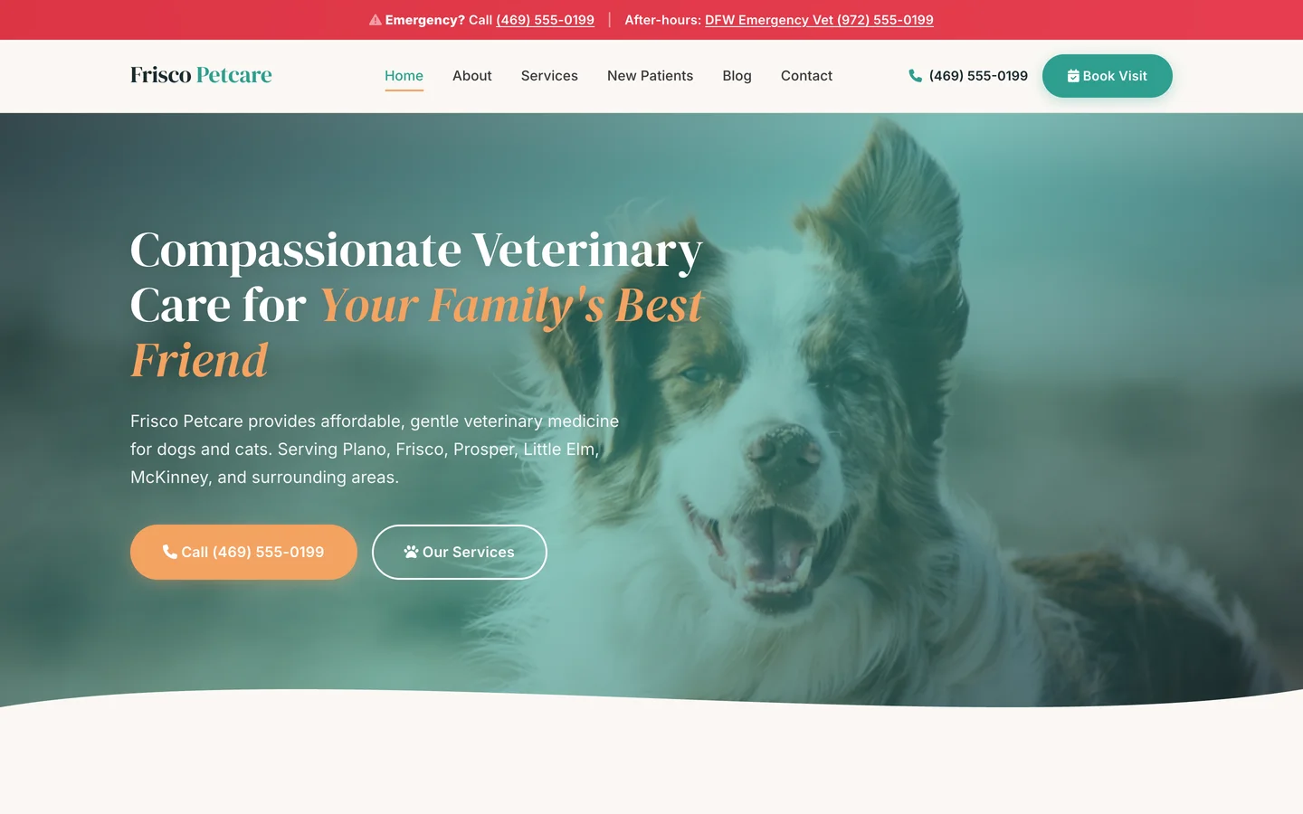 Frisco Petcare screenshot